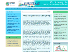 Tablet Screenshot of congdongcviet.com